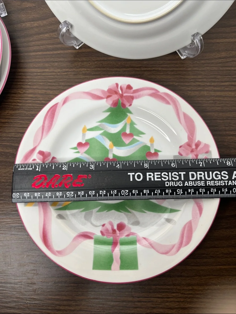 VTG 92 Sango Home For Christmas Salad/Dessert Plates